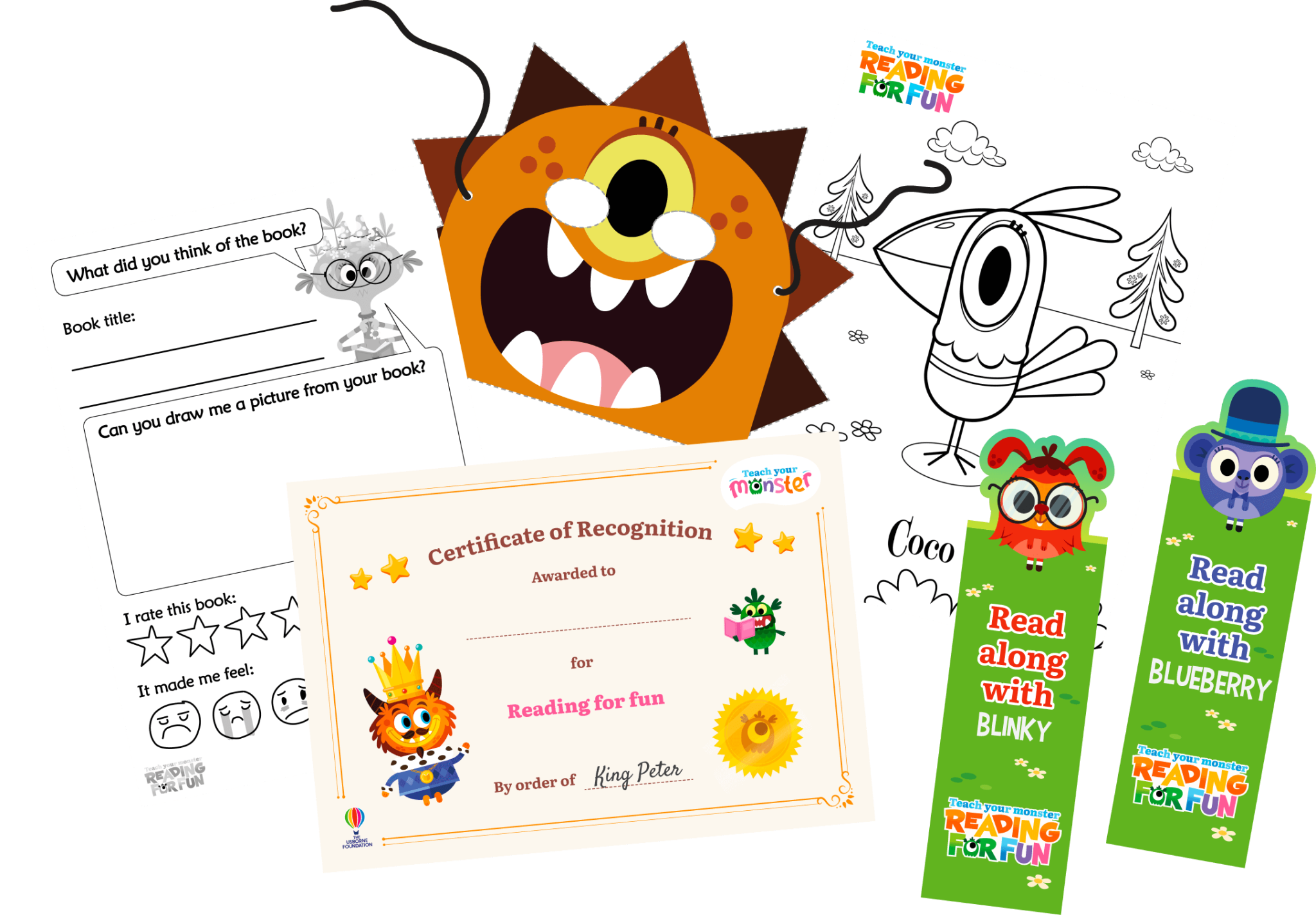 Teach Your Monster Reading For Fun: A free reading game for kids