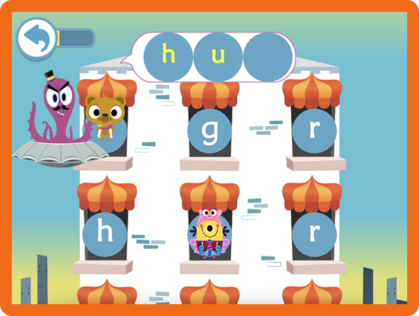 Rescue the Bear Phonics Segmenting game