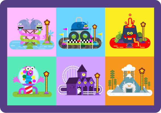 Number Skills mini games which develop maths skills