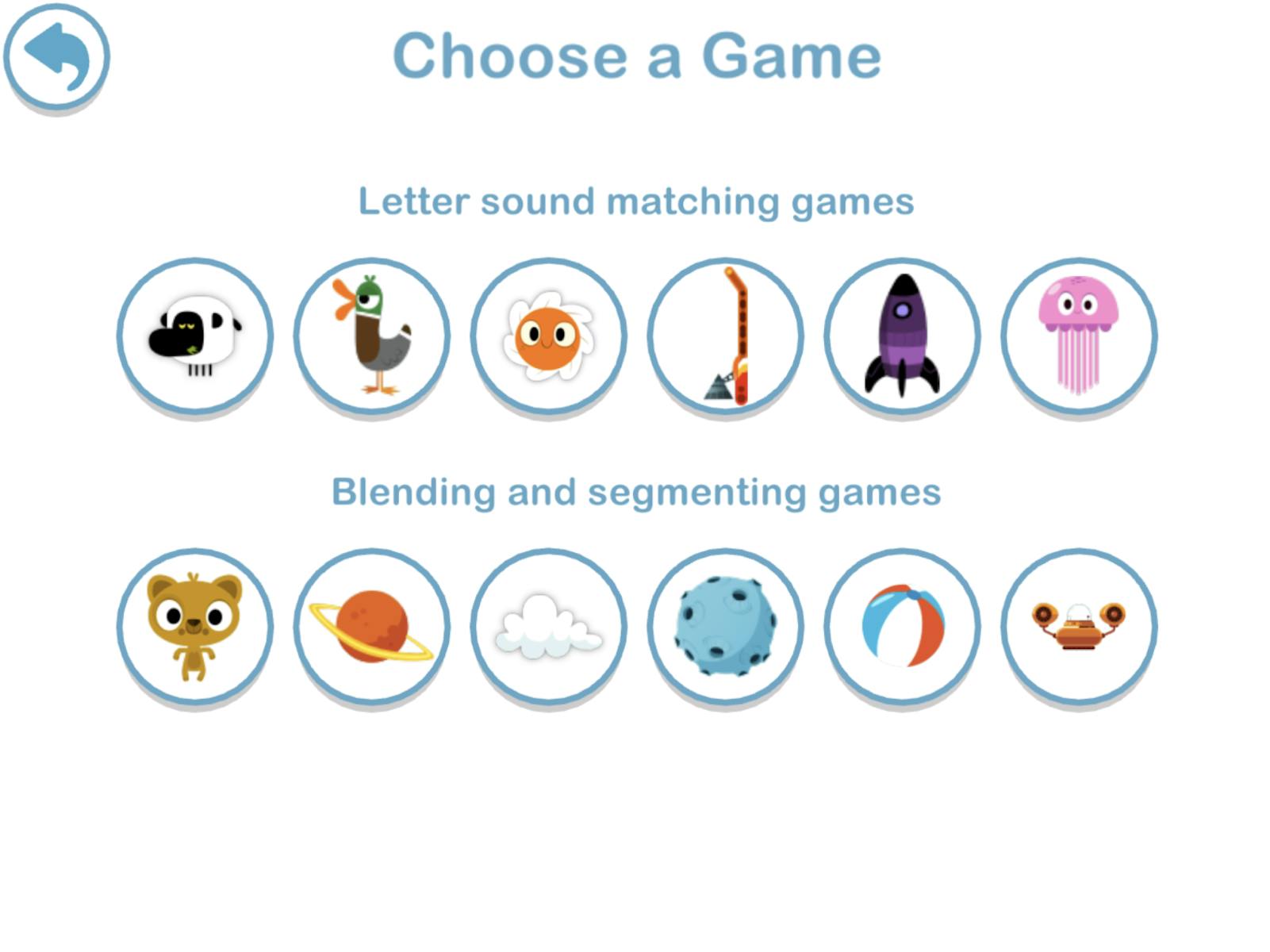 Screenshot from Teach Your Monster to Read Practice mode